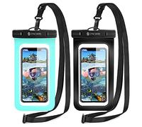 Syncwire Custodia Impermeabile Smartphone [2-Pezzi] - IPX8 7 Pollici Cellulare Borsa Impermeabile Cover Compatibile per iPhone, Huawei, Samsung e altro Smartphone, con Tracolla Regolabile