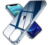 Syncwire Custodia per iPhone 12 Mini 5.4", Trasparente, AntiGraffio, Protezione anticaduta in Silicone, con Retro Rigido Resistente, Anti-Giallo e Protezione anticaduta