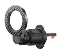 SYNCWIRE per Supporto Auto MagSafe,[Ventilazione ad anello]Magnetico Telefono Rotazione a 360 Gradi, Telefono per Auto Compatibile con iPhone 17 Pro Max 16 15 14 13,Samsung, Stile in Fibra di Carbonio