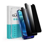 SYNCWIRE Privacy Vetro Temperato per iPhone 12/12 Pro - 2 Pezzi Pellicola Protettiva Schermo, Anti-Impronta, Durezza 9H, No Bolle