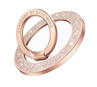 Syncwire Supporto Magnetico Telefono per MagSafe, Supporto Magnetico Scintillante Telefono, Accessori MagSafe Rimovibili per iPhone 16 Pro Max 15 14 13, Android - Diamante Rosa