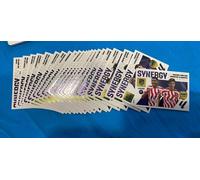 SYNERGY DNA LA LEGA SET COMPLETO 22 ADESIVI LEGA QUESTO 2023 2024 23 24 PANINI
