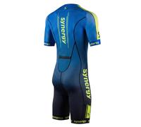 Synergy Elite Short Sleeve Trisuit Blu L Uomo Hydra Flux