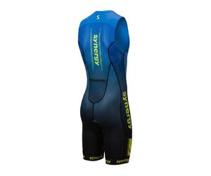 Synergy Elite Sleeveless Trisuit Blu L Uomo Hydra Flux