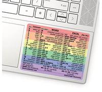 Synerlogic Word/Excel Adesivo per tasti di scelta rapida per Windows, Guida di riferimento Tasti di scelta rapida | Elementi essenziali per il lavoro da casa | Scorciatoie Excel Foglio di trucchi