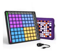 Synido TempoPAD Z-1 - Controller MIDI con 64 beat pad per la produzione musicale, controller Midi USB con modalità facile per principianti
