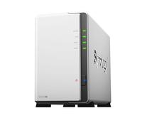 Synology, contenitore NAS, DS218J, 2 Bay, Desktop bianco bianco 8TB