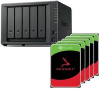 Synology Discstation NAS DS1525+ 20TB Bundle Seagate (5X 4TB Ironwolf) serie 5 Bay Plus con Ryzen R1600, 8 GB Ram