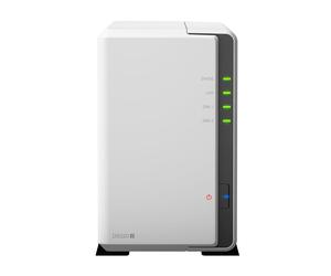 Synology DiskStation DS220j NAS Mini Tower Realtek RTD1296 0,512 GB DDR4 DiskStation Manager Bianco - Nouvo