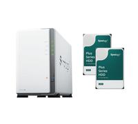 Synology DiskStation DS223j NAS + 2 dischi rigidi Synology HAT Plus da 4 TB