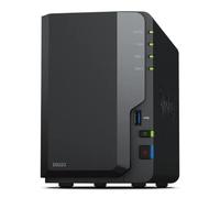 Server NAS Synology DS223 Desktop Realtek RTD1619B 2 GB DDR4 4 TB HDD DiskStation Manager Nero (Synology D223 4TB [WD RED PLUS] bay desktop NAS; quad-core; 2GB non-ECC DDR4; 1 x 1GbE RJ-45 and 3 USB 3