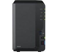 Synology DS223 - Discstation NAS a 2 bay (Realtek RTD1619B quad-core 2 GB Ram 1 porta LAN RJ-45 1GbE) 32 TB bundle con 2 dischi rigidi da 16 TB