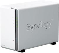 Synology DS223J Soluzione NAS desktop 2 bay da 24 TB installata con 2 dischi HAT3300 da 12 TB