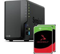 Synology DS225+ 16TB (Seagate Ironwolf 2x8TB) Serie 2-Bay Plus - Intel Celeron J4125 Quad-Core, 2 GB Non-ECC DDR4 SODIMM 1 x 2,5 GbE e 1 porta LAN RJ-45 1 GbE