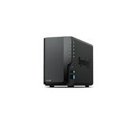 Synology DS225+ 2 Bay NAS Desktop Intel® Celeron® J4125 2 GB DDR4 Synology DSM Black - only Synology HDD