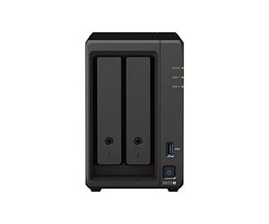 Synology DS723+ - Discstation NAS a 2 bay (AMD Ryzen™ 4 thread R1600 dual-core 2 GB Ram 2 porte LAN RJ-45 1GbE), 6 TB bundle con 2 dischi rigidi NAS Seagate IronWolf da 3TB