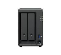 Synology DS725+ 8TB (Synology HAT53) 2 bay serie Plus con Ryzen R1600, 4 GB di RAM (32 GB max), 1 x 2,5 GbE, 1 x 1 GbE, 2 x slot M.2 NVMe. Espansione DX525 disponibile tramite Type-C.