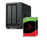 Synology DS725+ 12TB Bundle (Seagate Ironwolf 2X 6TB) 2 Bay Plus serie con Ryzen R1600, 4GB RAM (32GB max), 1x 2.5GbE, 1x 1GbE, 2x slot M.2 NVMe. Espansione DX525 disponibile tramite Type-C