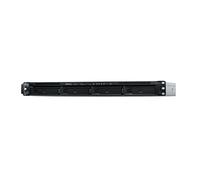 SYNOLOGY NAS Rastrelliera 1U RX418 Nero e Grigio, 4 Dischi, 56TB