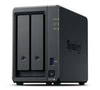 SYNOLOGY NAS TOWER 2X SATA, 2X NVME, MAX 40 CAM, RYZEN R1600, 4GB ECC, 2.5GBE, U