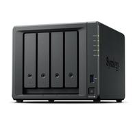 SYNOLOGY NAS TOWER 4X SATA, 2X NVME, MAX 40 CAM, CELERON J4125, 2GB RAM, 2.5GBE,
