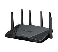 Synology RT6600ax Router WiFi6 1xWAN 3xGbE 1x2.5Gb router wireless Banda tripla (2.4 GHz/5 GHz/5 GHz) Nero