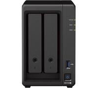 Synology Soluzione NAS desktop DS723+ da 20 TB a 2 alloggiamenti, installata con 2 unità Western Digital Red Plus da 10 TB