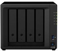 Synology Soluzione NAS desktop DS920+ a 4 alloggiamenti, installata con 4 unità HAT5300 da 12 TB