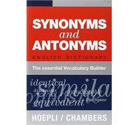 SYNONYMS AND ANTONYMS. ENGLISH DICTIONARY - AA.VV. - HOEPLI