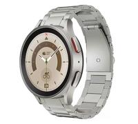 synsing Cinturino in metallo titanio da 26 mm per Galaxy Watch 6 Classic Band 47 mm 43 mm/Watch 5 Pro 45 mm