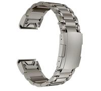 synsing Cinturino in titanio da 22 mm, compatibile con Fenix 8 47 mm/E 47 mm/7/6 Pro/5 Plus/Forerunner 965 955, 26 mm cinturino in metallo con chiusura rapida, compatibile con Fenix 8 51 mm/Enduro 3