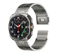 synsing Cinturino magnetico in titanio per Samsung Galaxy Watch 7 Ultra 47 mm, con cinturino con fibbia integrata, accessorio di ricambio per Galaxy Watch 7 Ultra (2024)