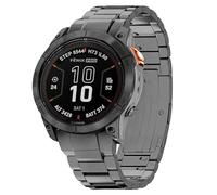 synsing Nessun attrezzo necessario, cinturino in titanio da 26 mm per Tactix 8 51 mm/Instinct 3 50 mm/Fenix 8 51 mm/7X Pro/6X Pro, 22 mm, montaggio rapido in metallo per Tactix 8 47 mm/Fenix 8 47 mm/7