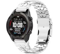 synsing Nessun attrezzo richiesto, cinturino in titanio da 22 mm, compatibile con Tactix 8 47 mm/Fenix 8 47 mm/Forerunner 965, cinturino in metallo Quick Fit per Tactix 8 51 mm/Instinct 3 50 mm/Fenix8