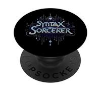 Syntax Sorcerer Code Programmer Developer Tech PopSockets PopGrip Adesivo