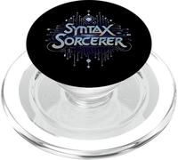 Syntax Sorcerer Code Programmer Developer Tech PopSockets PopGrip per MagSafe