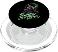Syntax Sorcerer Coding Wizard Funny Programmer PopSockets PopGrip per MagSafe