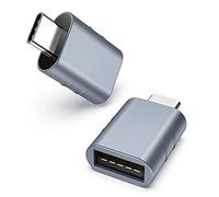 Syntech Adattatore da USB C a USB Confezione da 2 adattatori da USB-C maschio a USB3 femmina Compatibile con iPhone 17e/17pro MacBook Pro Air 2021 iMac iPad Mini 6/Pro e altri dispositivi Blue