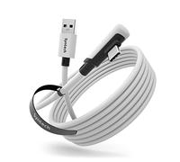 Syntech Cavo Link 3 Metri Compatibile con Meta/Oculus Quest 3S 3/2/Pro und Pico 4/Pro Accessori, Trasferimento Dati PC ad Alta Velocità, Link Cavo USB 3.0 a USB C per Visore VR e PC da Gioco, Bianco