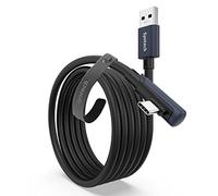 Syntech Cavo Link 3 Metri Compatibile con Meta/Oculus Quest 3S 3/2/Pro und Pico 4/Pro Accessori, Trasferimento Dati PC ad Alta Velocità, Link Cavo USB 3.0 a USB C per Visore VR e PC da Gioco, nero