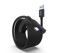 Syntech Cavo Link 5 Metri Compatibile con Meta/Oculus Quest 3S 3/2/Pro und Pico 4/Pro Accessori, Trasferimento Dati PC ad Alta Velocità, Link Cavo USB 3.0 a USB C per Visore VR e PC da Gioco, nero
