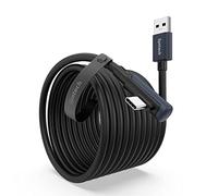Syntech Cavo Link 6 Metri Compatibile con Meta/Oculus Quest 3S 3/2/Pro und Pico 4/Pro Accessori, Trasferimento Dati PC ad Alta Velocità, Link Cavo USB 3.0 a USB C per Visore VR e PC da Gioco, nero