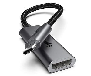 Syntech Thunderbolt 3, cavo adattatore da USB C a HDMI, compatibile con MacBook Pro, MacBook Air, iPad Pro, Samsung Galaxy S10, S9, Dell XPS 13, 15 e altri