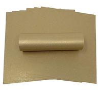 Syntego 10 fogli A4 di carta Harvest Gold Sparkle con scintillii iridescenti da 120 g/m² per realizzare cartoline natalizie