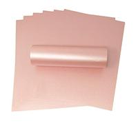 Syntego - Cartoncino A4 rosa iridescente luccicante, 300 g/m², per lavori artigianali rosa