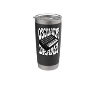 Synthesizer Oscillator Drama Retro Analog Keyboard Synth Bicchiere termico in acciaio inox doppia parete