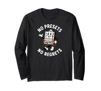 Synthesizer Player No Presets No Regrets Eurorack Synth Maglia a Manica