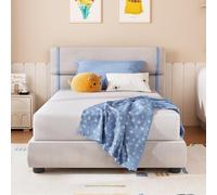 SynthoSpace Materasso gemello in memory foam da 20 cm, senza fibra di vetro e rigidità media, schiuma certificata CertiPUR-US per un sonno fresco e sollievo dalla pressione, letto in una scatola, 96 x