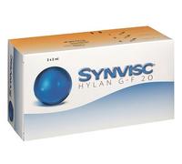 Synvisc - 3x2 Ml Fiale Acido Ialuronico Confezione 3 Siringhe Preriempite 2 Ml (Dispositivo Medico CE)
