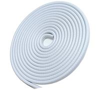 SYOAUTO 10M Paracolpi Portiere Auto Protezione Portiere Auto Proteggi Portiere Auto senza colla Antigraffio Protezione per Bordi Porta Universale in Gomma Bainca a Forma di U Protezione